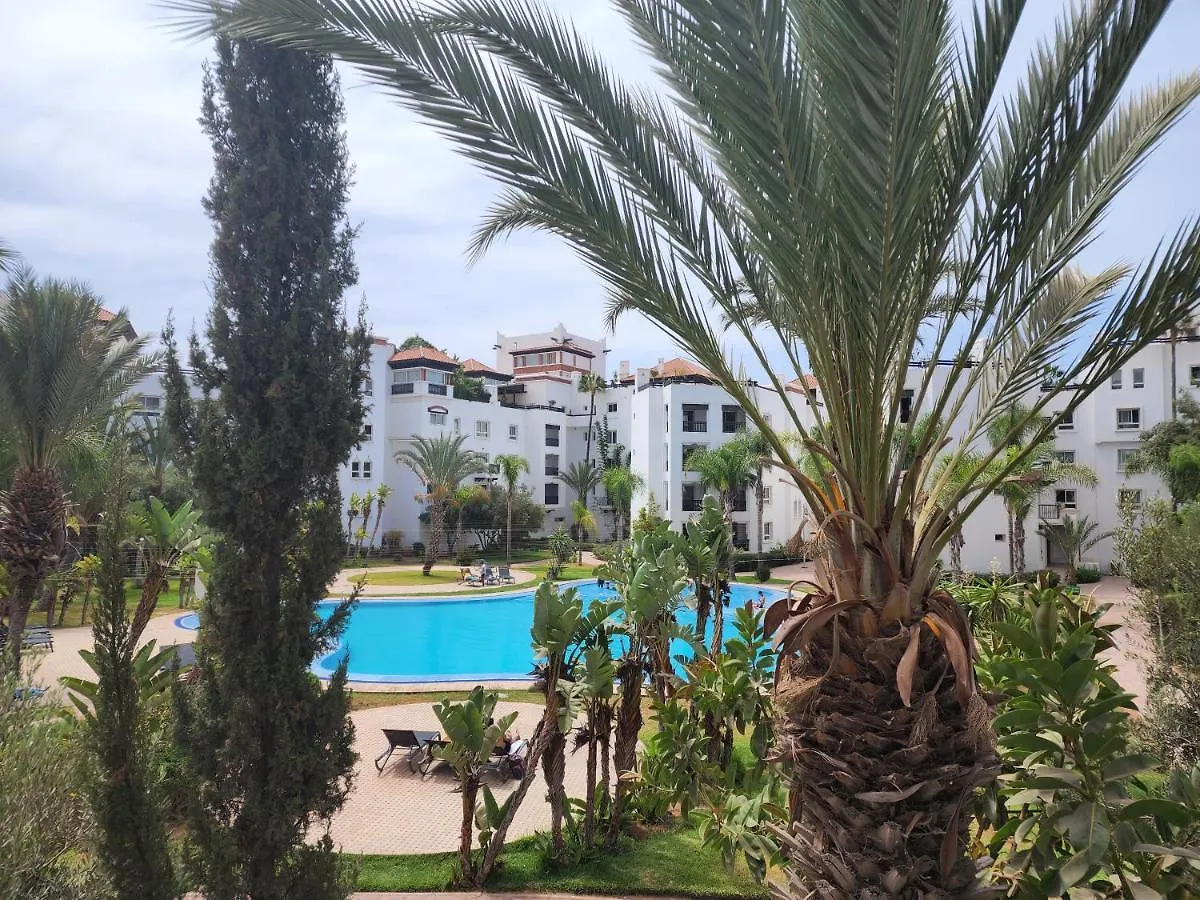 Cosy, Plein Sud Et Vue Piscine Pour Famille Lägenhet Agadir Marocko