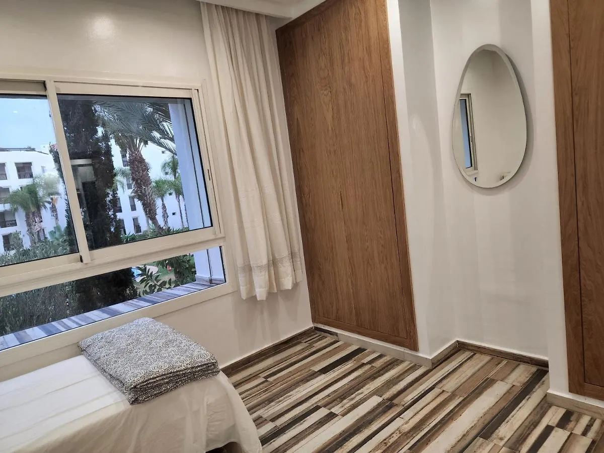 Cosy, Plein Sud Et Vue Piscine Pour Famille Lägenhet Agadir Marocko