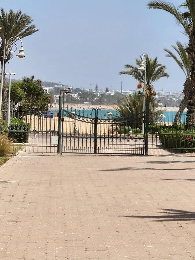 Cosy, Plein Sud Et Vue Piscine Pour Famille Lägenhet Agadir