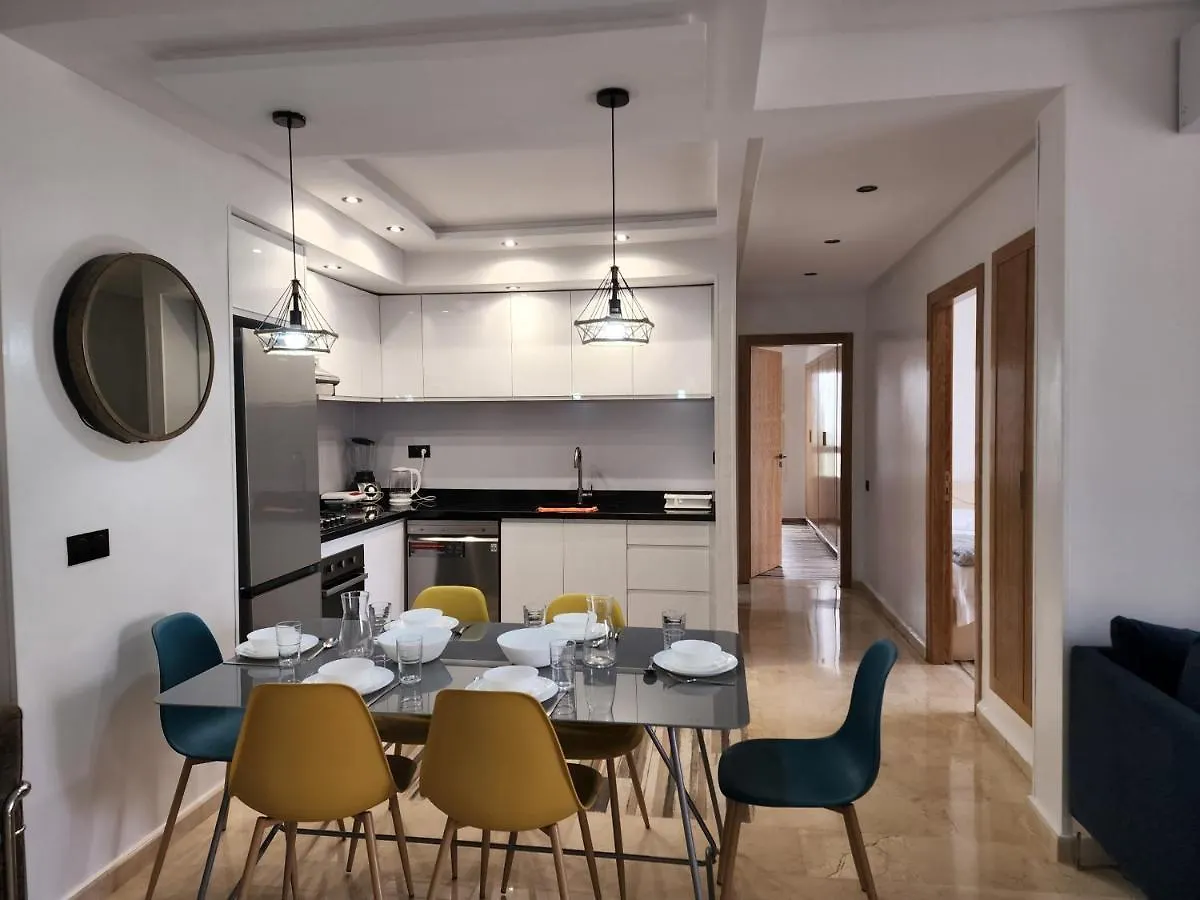 Cosy, Plein Sud Et Vue Piscine Pour Famille Lägenhet Agadir