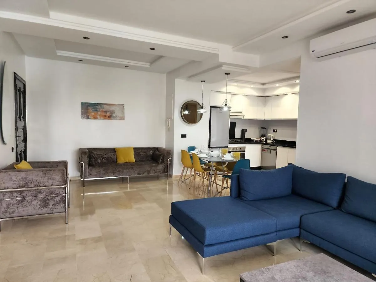 Cosy, Plein Sud Et Vue Piscine Pour Famille Lägenhet Agadir